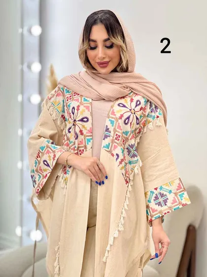 مانتو پانچ طرح دار