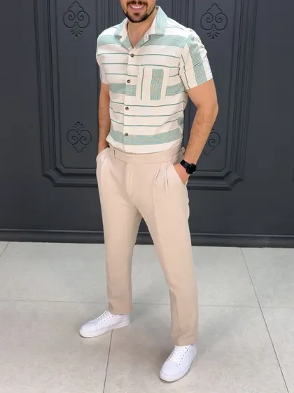 پیراهن 041307 PULL&BEAR سفید