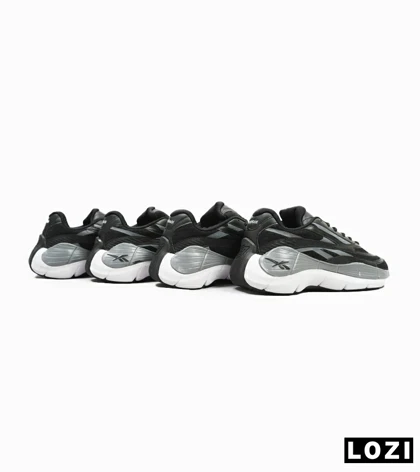 کفش کتانی مشکی طوسی سفید مردانه reebok CROSS FIT