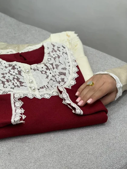 بافت گپ دانتل ترک صدف