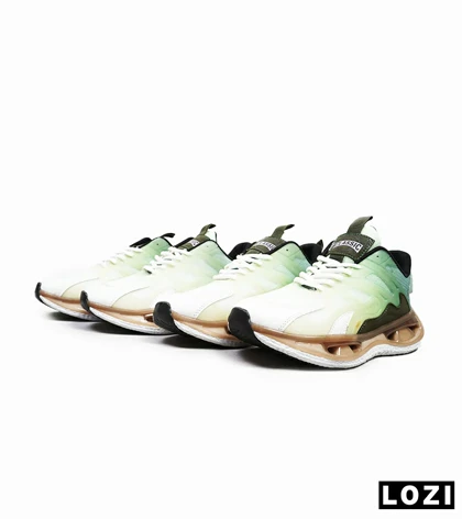 کفش کتانی مردانه سبز قهوه ای ADIDAS Customize Run