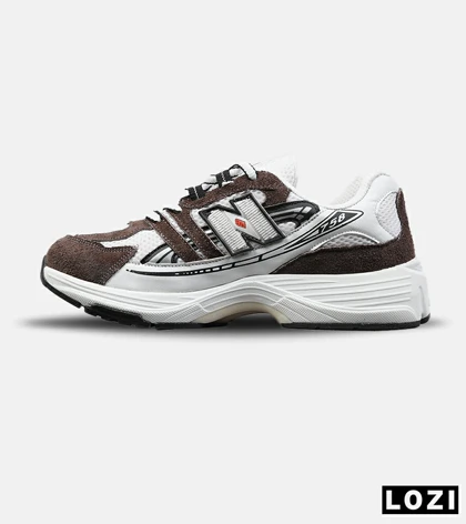 کفش کتانی مردانه و زنانه سفید قهوه ای NEW BALANCE 758 مدل 9025