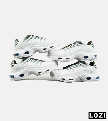 کفش کتانی مردانه و زنانه سفید سبز NIKE AirMax Plus TN Ultra مدل 7168