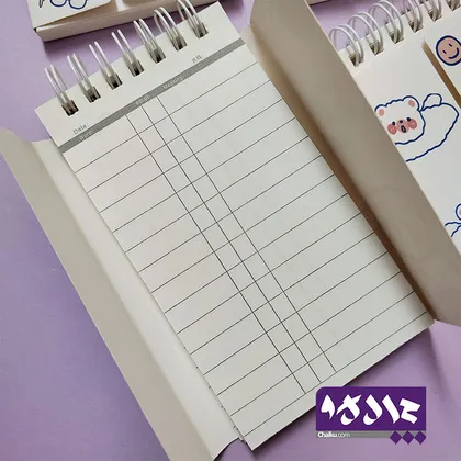 دفترچه لغت طرح خرس