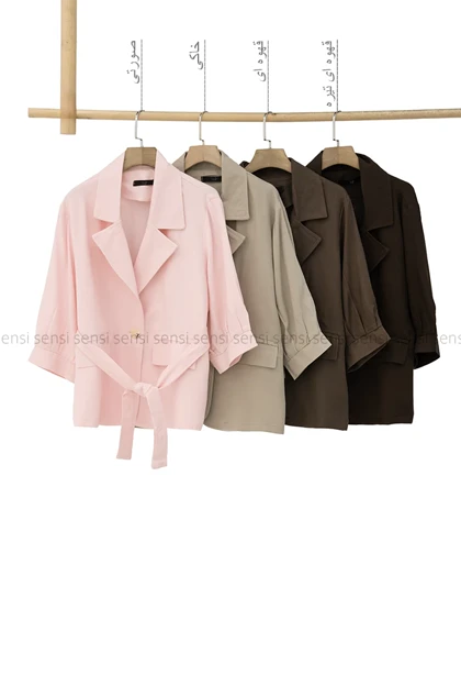 کت تک دکمه رنگی کد1005466