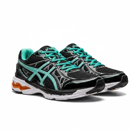 کفش کتانی اسیکس کایانو مشکی سبز کد 295086