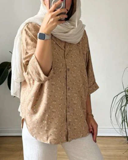 شومیز مانتویی گلبرگ 1
