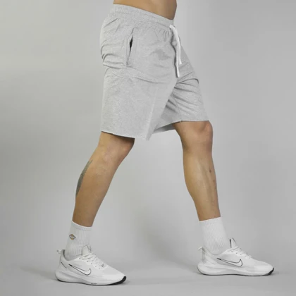 شلوارک ورزشی مردانه نایک مدل DRI FIT-4230 طوسی روشن