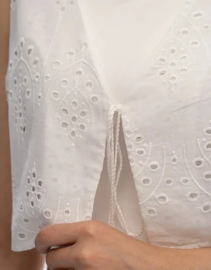 خامه دوزی جلو باز