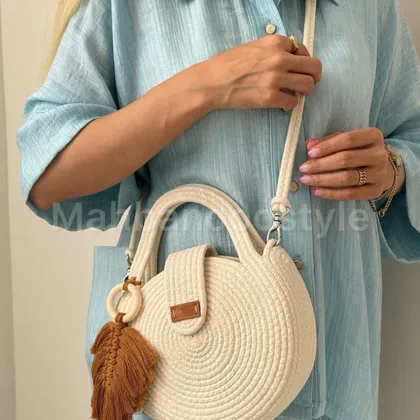 کیف دستی و دوشی کنفی بالیک