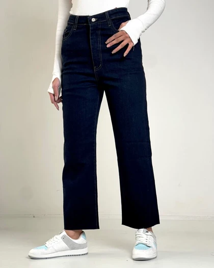 شلوار واید پایین کات خامشور  کد 1000202