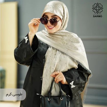 روسری ژاکارد رونا گل رز -140