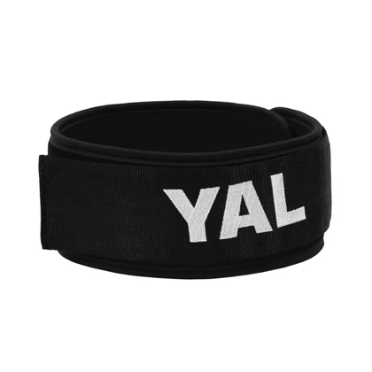 کمربند بدنسازی کلاسیک اسکوات یل مدل CN-YAL-26004 چسبی مشکی