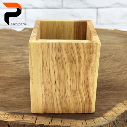 استند همه کاره چوبی مربع لوکس B-595