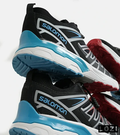 کفش کتانی بزرگ پا مشکی آبی قرمز سالومون Salomon X ULTRA
