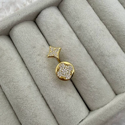 انگشتر وونکلیف نگین‌دار