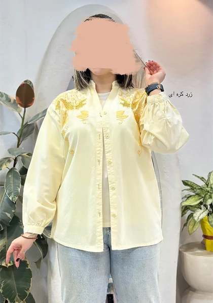 شومیز دانتل گلدوزی