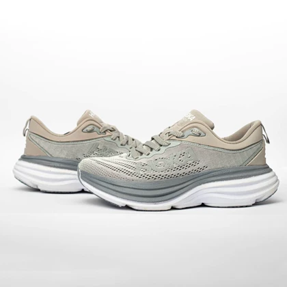 کتانی هوکا باندی 8 طوسی hoka bondi 8 کد 282035