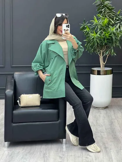 بارانی پشت و آستین گت
