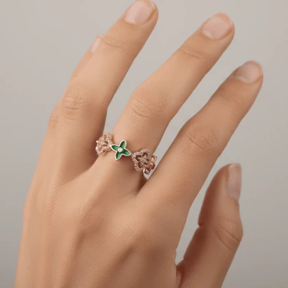 انگشتر زنانه مدل لوی ویتون