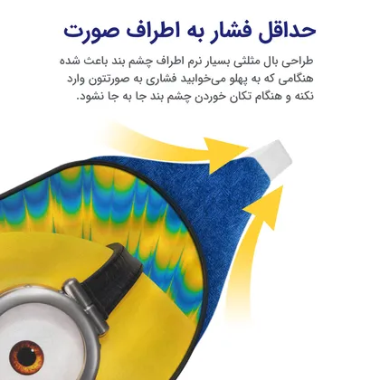 چشم بند بچگانه کاوا ماسک مدل مینیون‌ها کد9