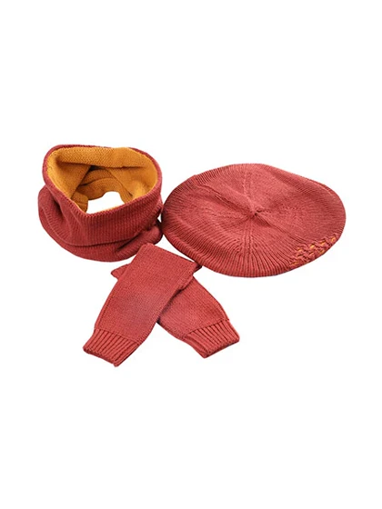 زمستانی سه تکه ژور کلاه و گردنی دو رو زنانه 15049