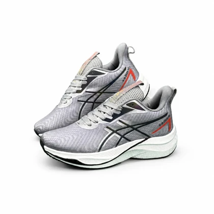 کفش کتانی زنانه زیره بست مدل اسیکس طوسی مشکی ASICS