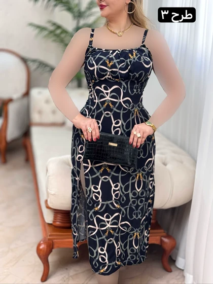 پیراهن نخی ماریا 2912