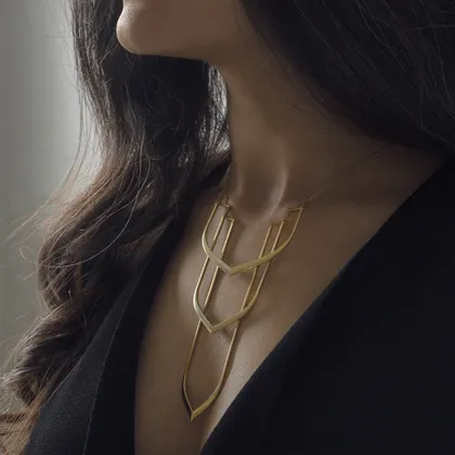 گردنبند یزد نقره _ Yazd Necklace