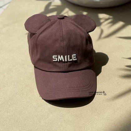 کلاه بیسبالی بچگانه طرح SMILE