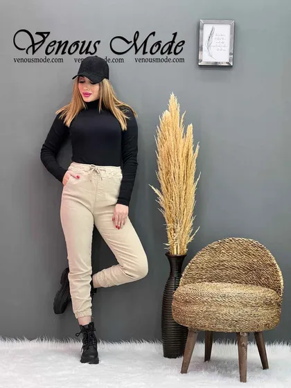 شلوار دمپاگت کرم