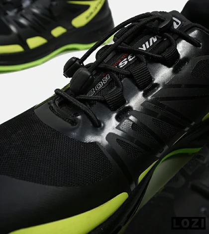 کفش کتانی کوهنوردی مشکی سبز زنانه و مردانه Salomon wings pro 2