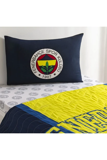 سرویس روتختی یک نفره Taç مدل Fenerbahçe Kanarya Complete Set پنبه‌ای - چندرنگ