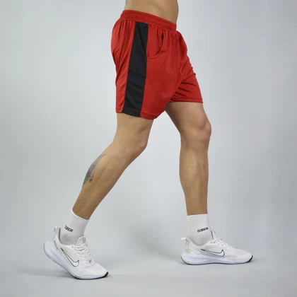 شلوارک ورزشی مردانه فیتنس مدل PY-3K1517 قرمز