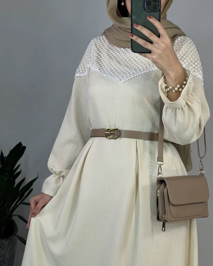 پیراهن مانتویی بلند گلدخت 1