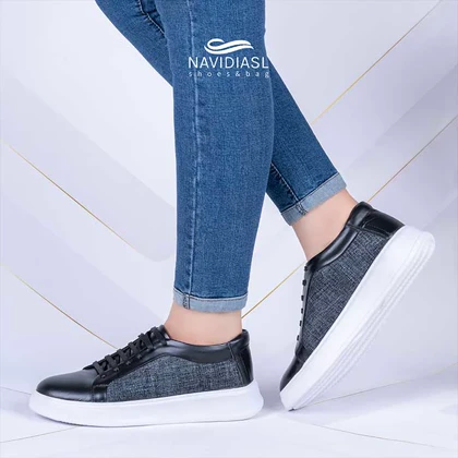 کفش دخترانه اسپرت طبی چرم کد 2007002