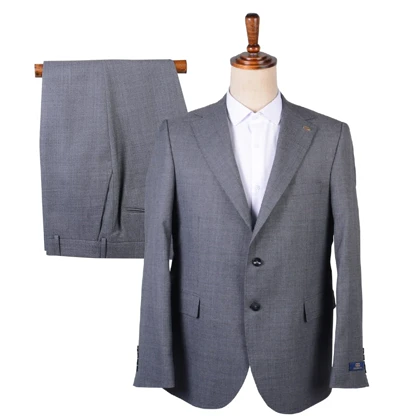 کت و شلوار دو دکمه طوسی