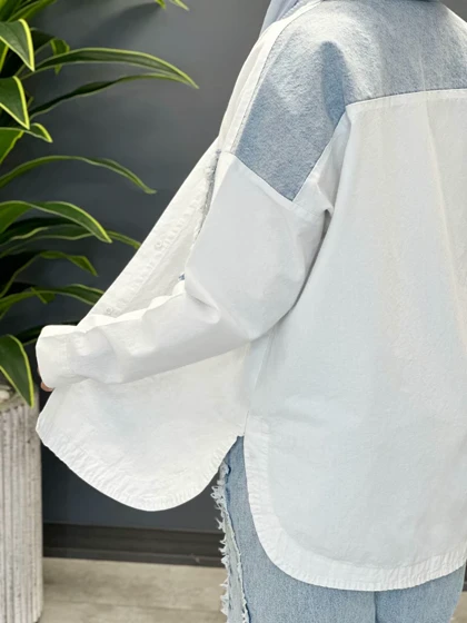 2090-کت کتان شکوفه