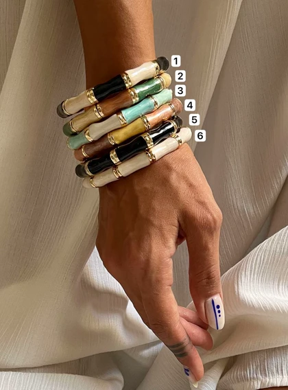 بنگل فشن میناکاری ضلعی وارداتی