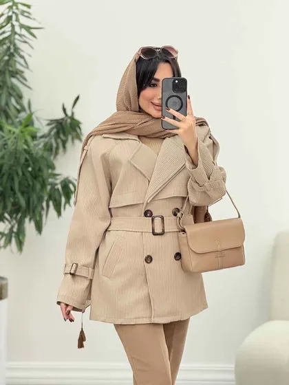 بارانی چهاردکمه تیارا