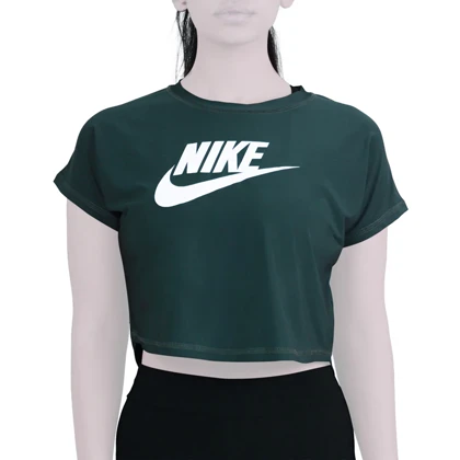 کراپ آستین کوتاه ورزشی زنانه نایک مدل VHD-3C337 کله غازی