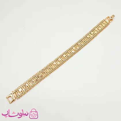 دستبند زنانه ژوپینگ مدل جلفایی پهن