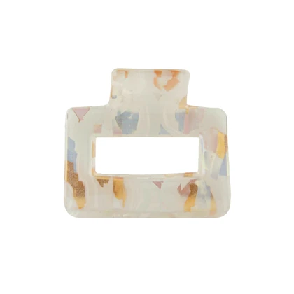 کلیپس زنانه مدل مکعبی نقاشی