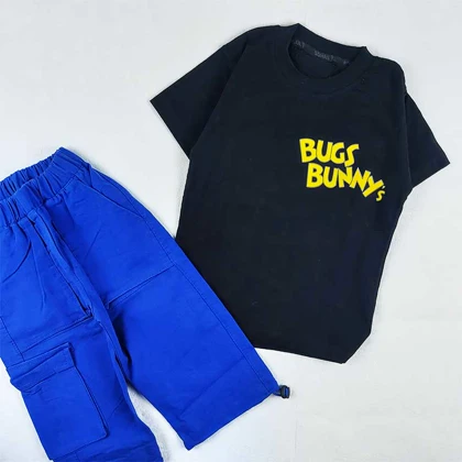 تیشرت و شلوار کارگو بچه گانه دافی اردکه