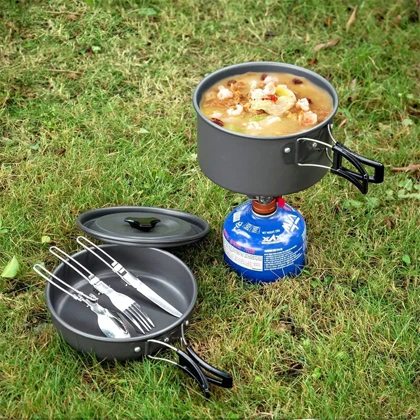 ست ظروف کمپینگ Green Lion 10IN1 Camping Cookware