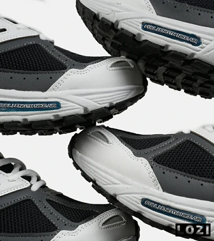 کفش کتانی مردانه و زنانه سفید سرمه ای NIKE Pegasus 2K5