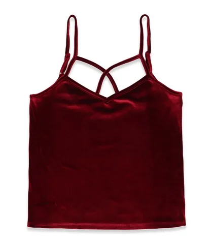 ست تاپ و شورتک مخمل Neev نیو کد 4605 زرشکی Wine