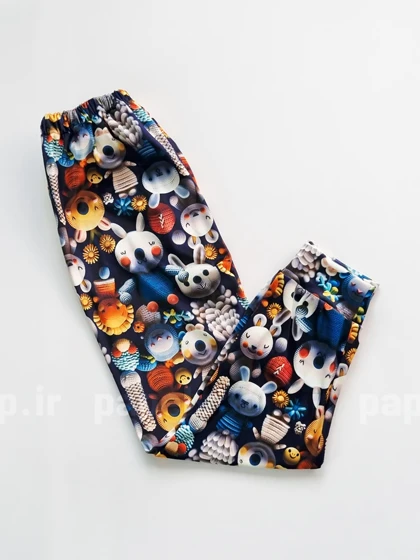 ست بلوز و شلوار مخمل طرح عروسک