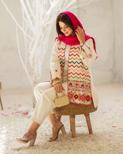 کت تک لینن ترک هرمس سنتی