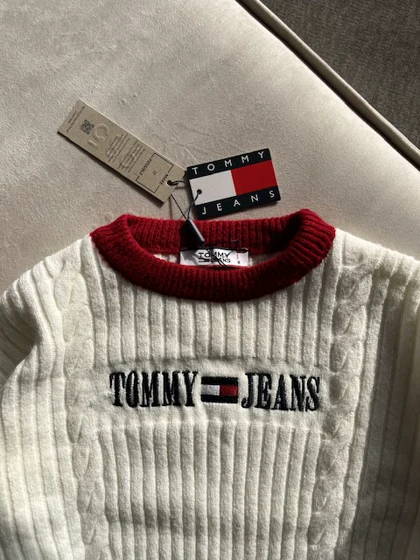 بافت TOMMY ترک سفید کد 262